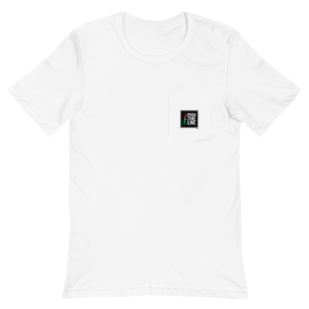 Unisex Push The Line Pocket T-Shirt